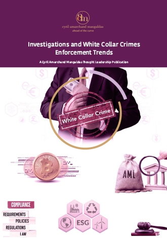 Investigations and White Collar Crimes  Enforcement Trends